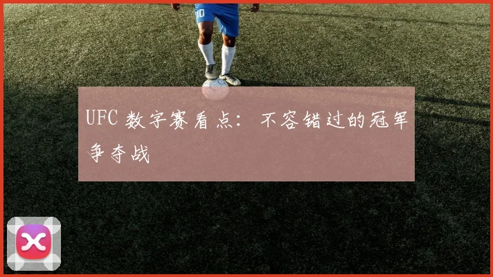 UFC 数字赛看点：不容错过的冠军争夺战